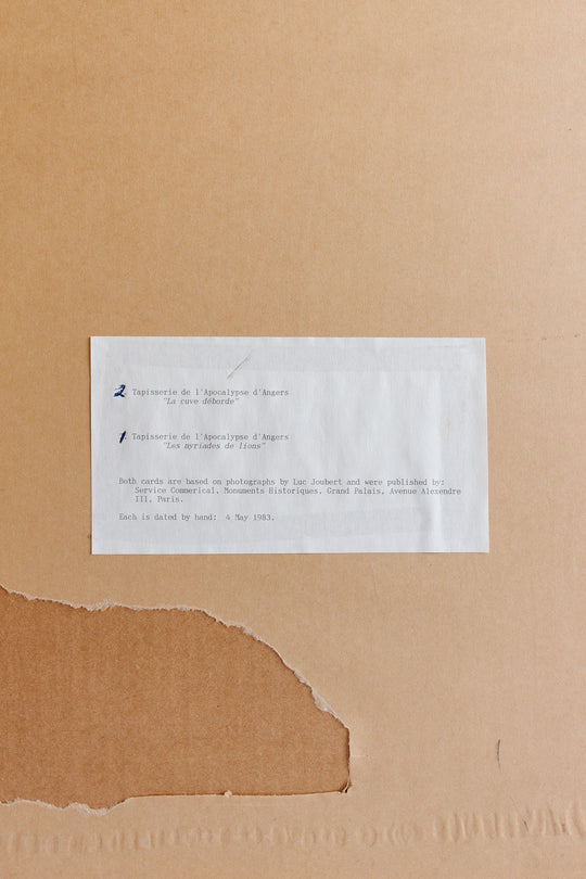 tapisserie de l'apocalypse d'Angers