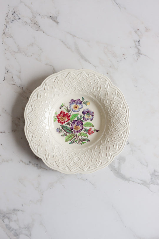 vintage wedgwood barlaston "dianthus" soup bowls, set of 8
