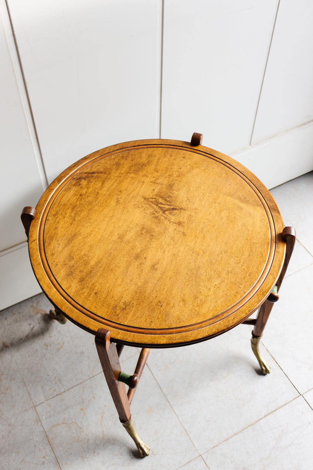 antique french reversible card table