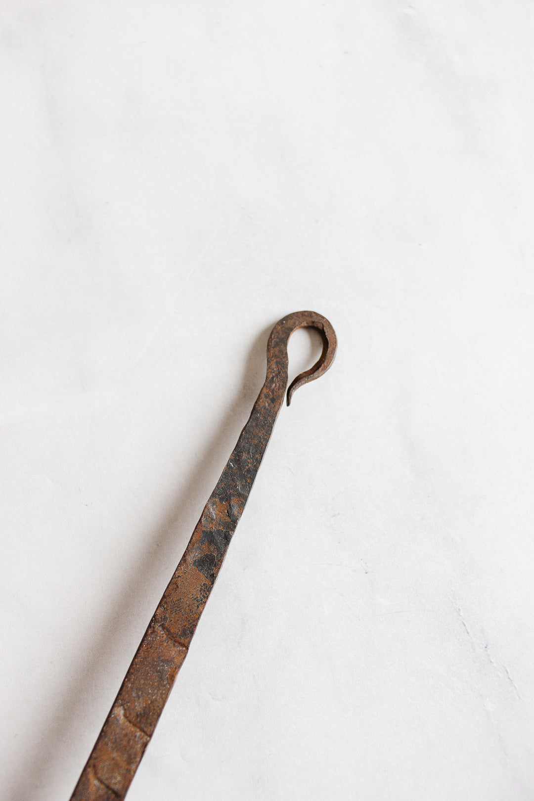 antique french hand forged copper utensils, set of 3