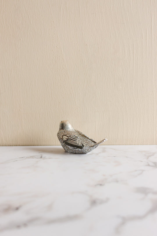 vintage french cristofle "lumière d'argent" oiseau