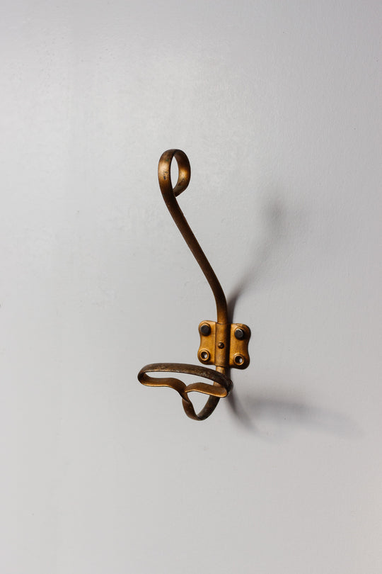 antique french metal hook