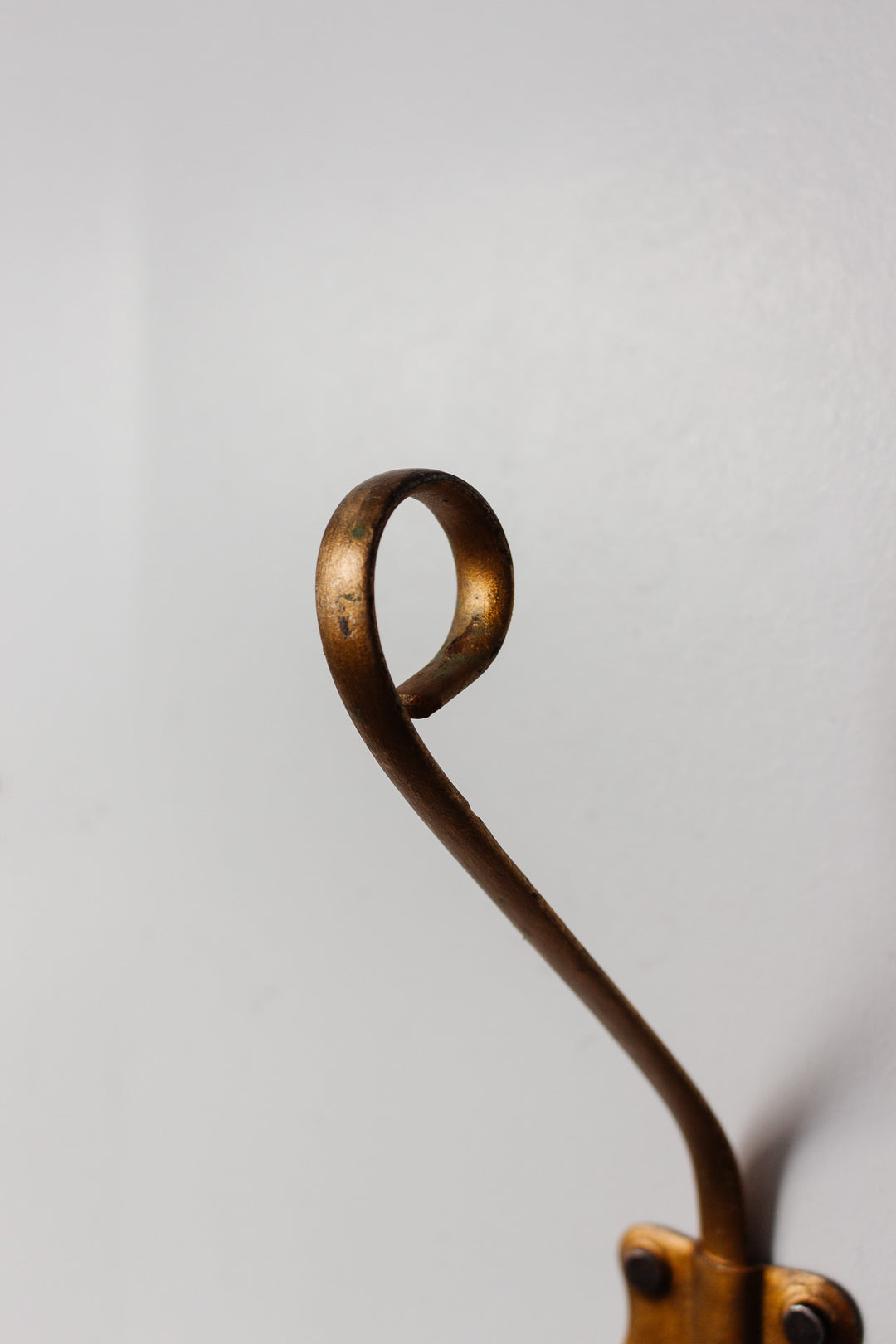 antique french metal hook