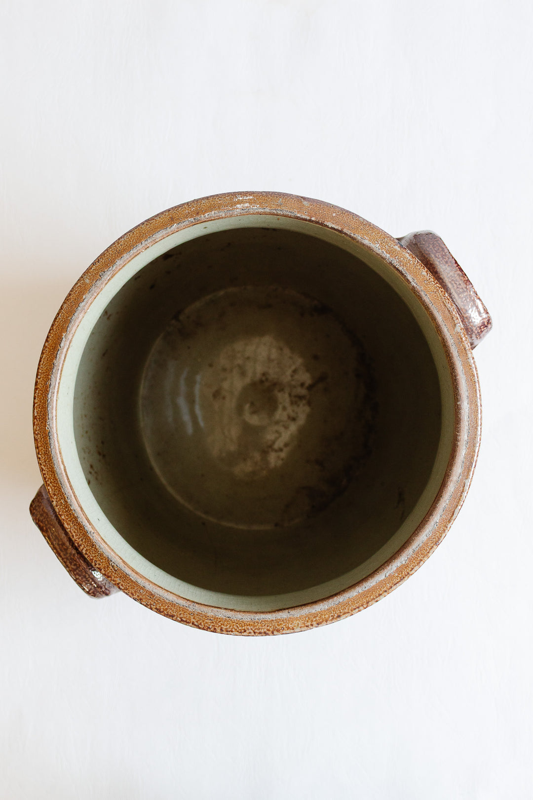 antique french confit pot