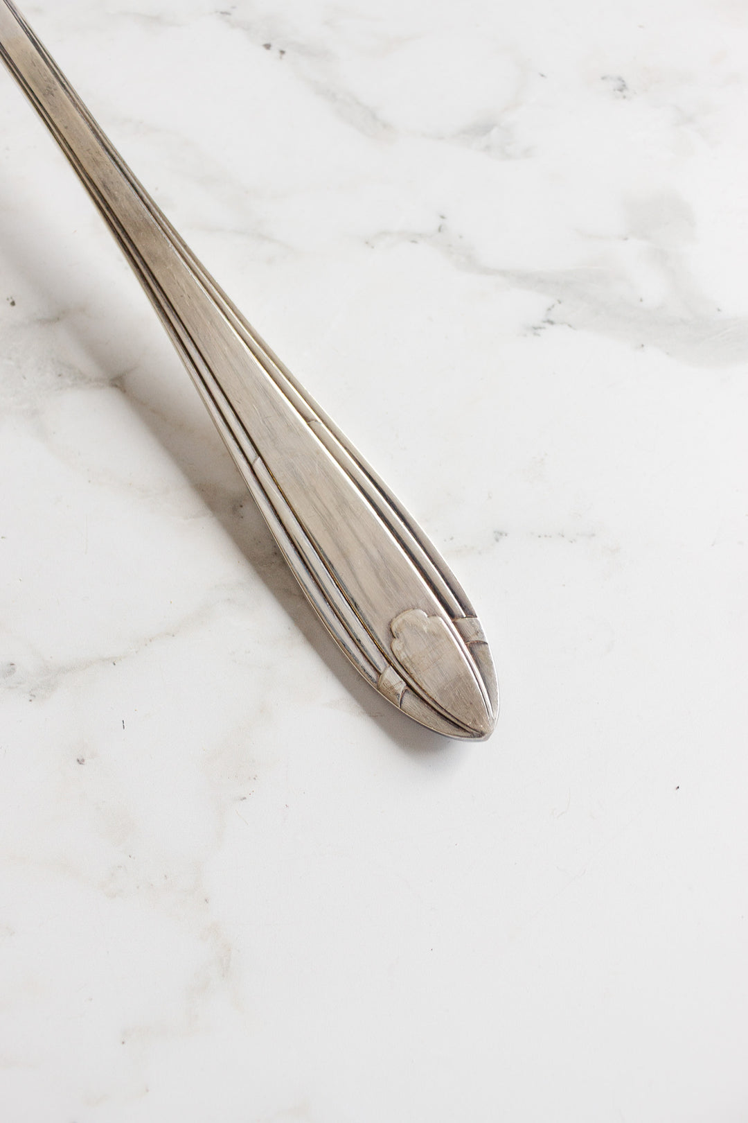 art deco french sauce spoon