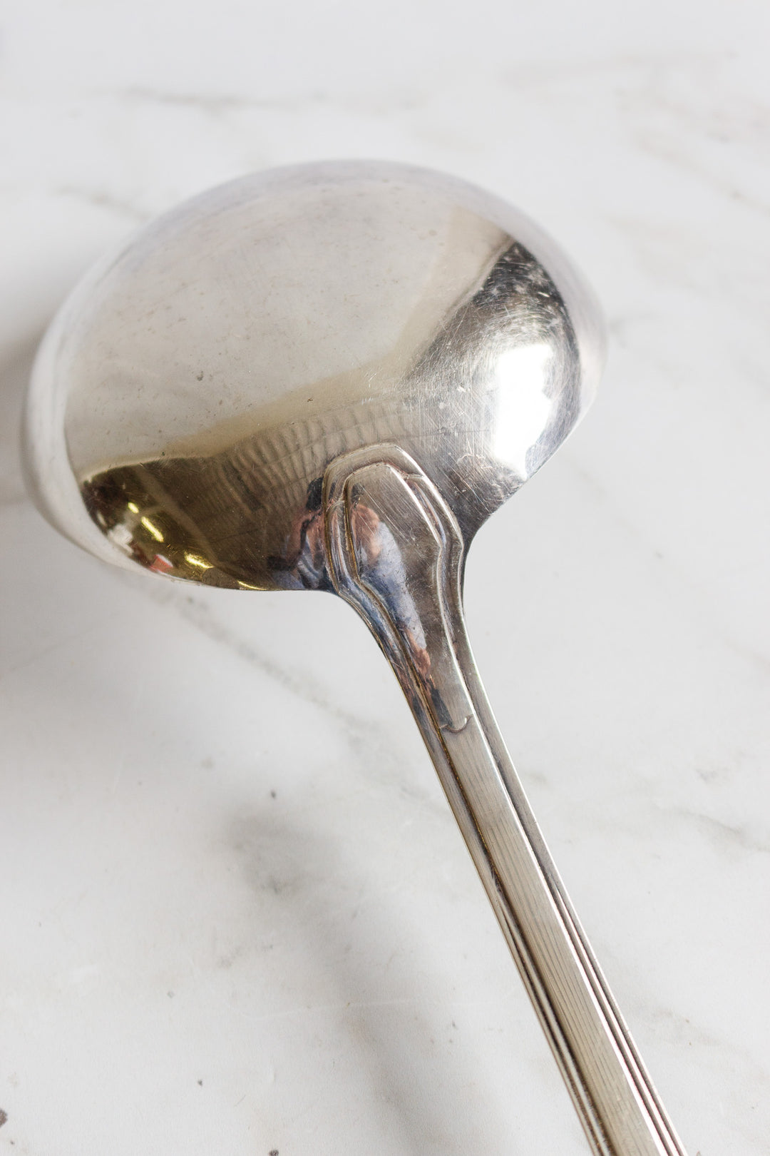 art deco french sauce spoon