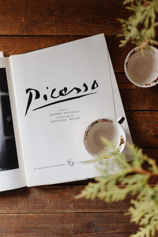 vintage French art book, “Picasso”