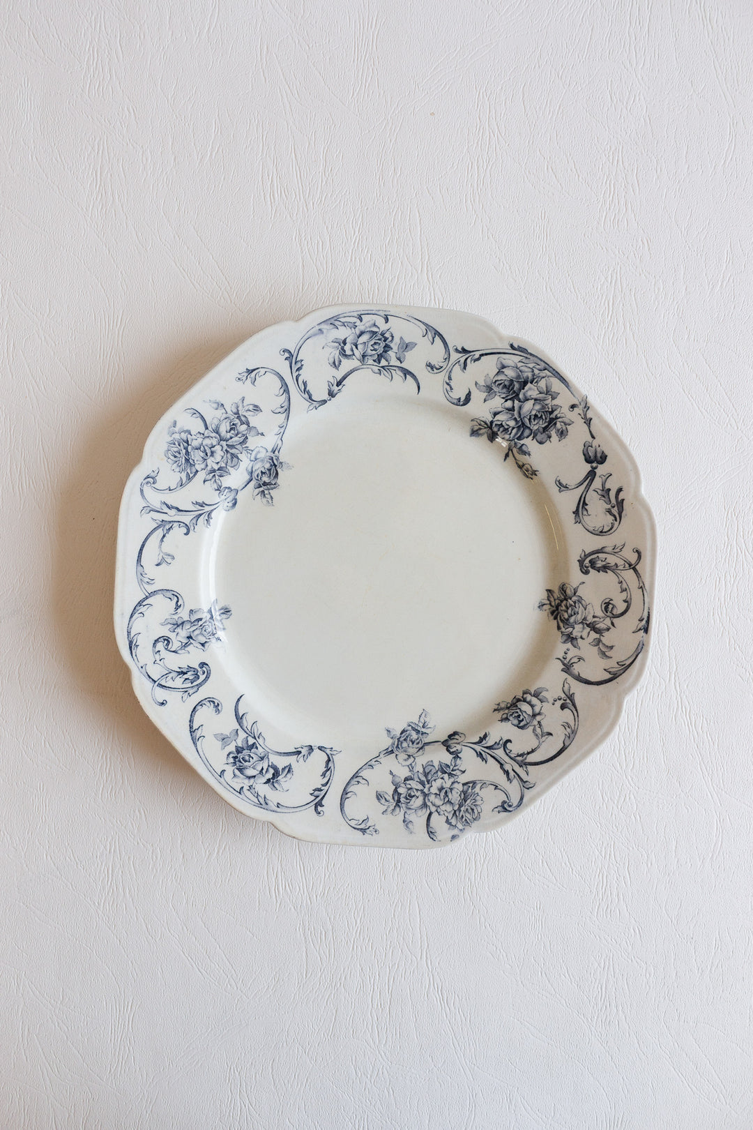 antique petrus regout & co "ortus" ceramic plate circa 1900