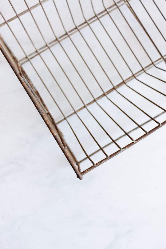 1930s french wire dish drying rack