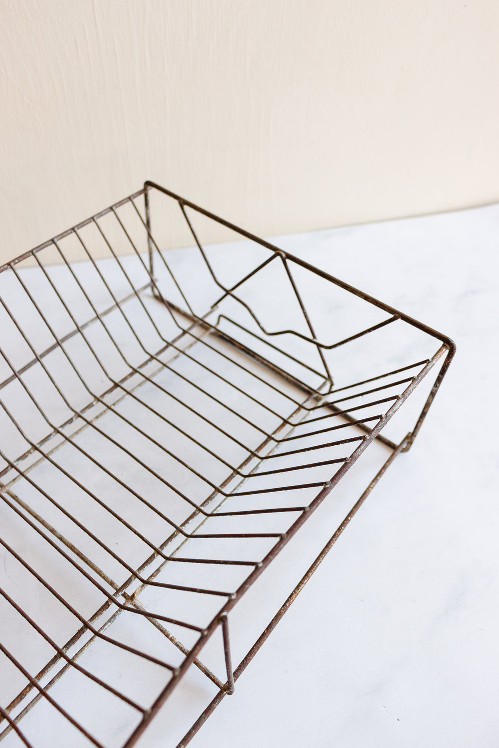 1930s french wire dish drying rack