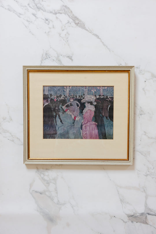 dance at the moulin rouge by Toulouse-Lautrec