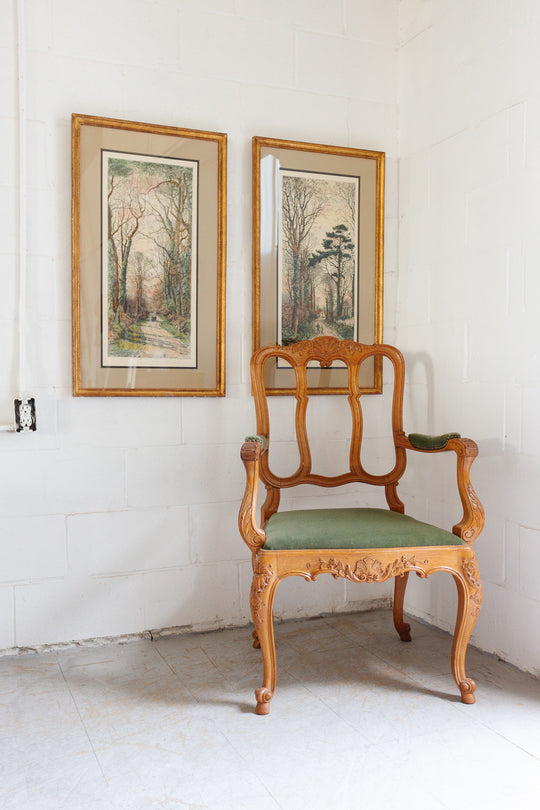 large antique English woods engraving made in 1888