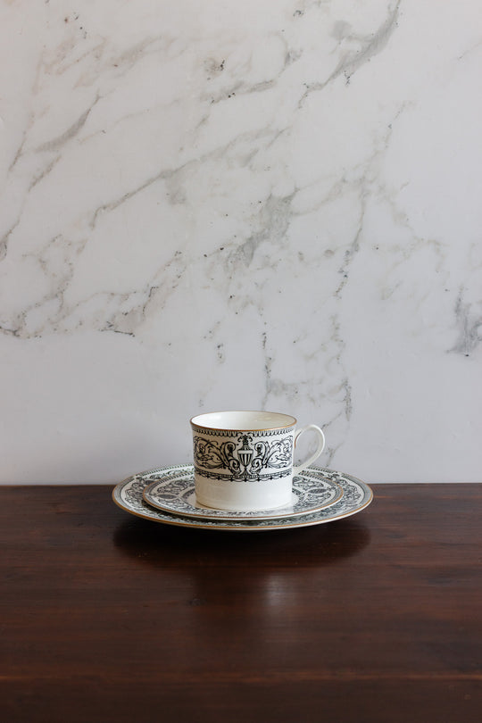 1966 royal worchester "padua" tea cup trio