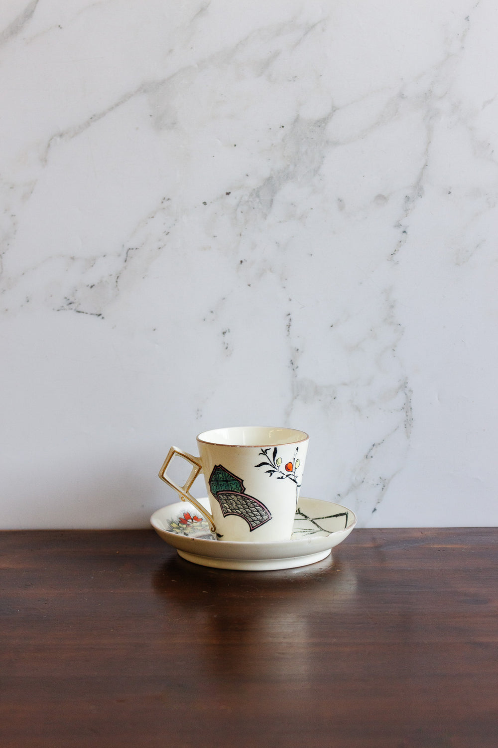 1880s japy "oriental" japonisme demitasse cup and saucer