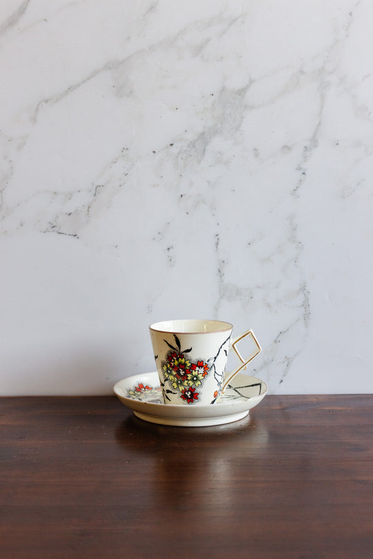 1880s japy "oriental" japonisme demitasse cup and saucer