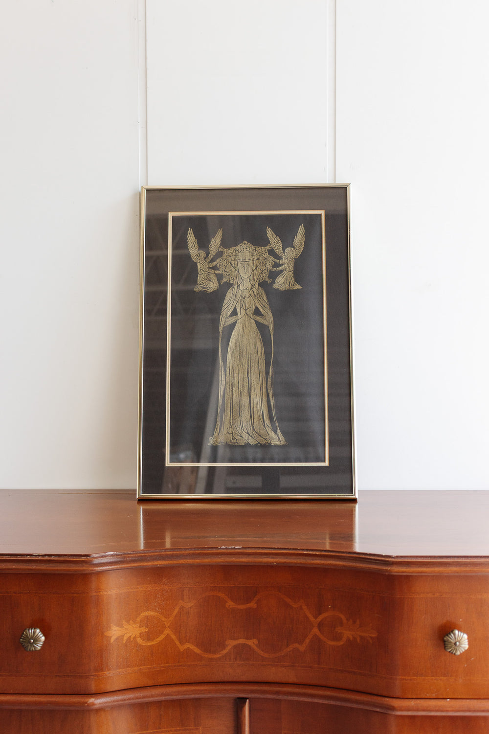 lady margaret cheyne vintage brass rubbing