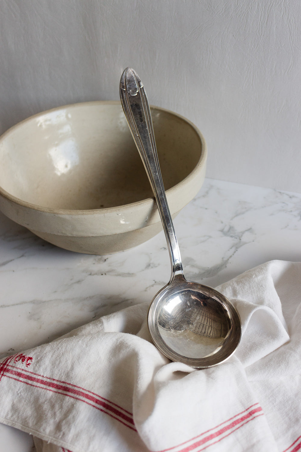 art deco french sauce spoon