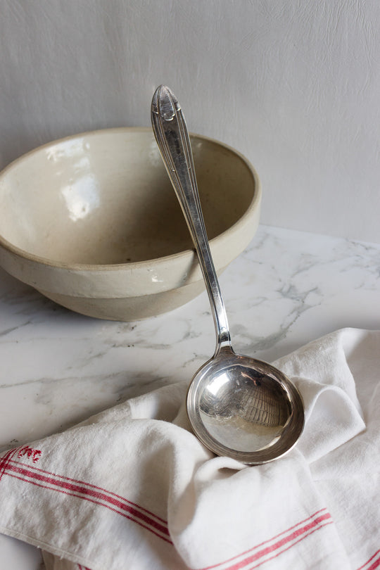 art deco french sauce spoon