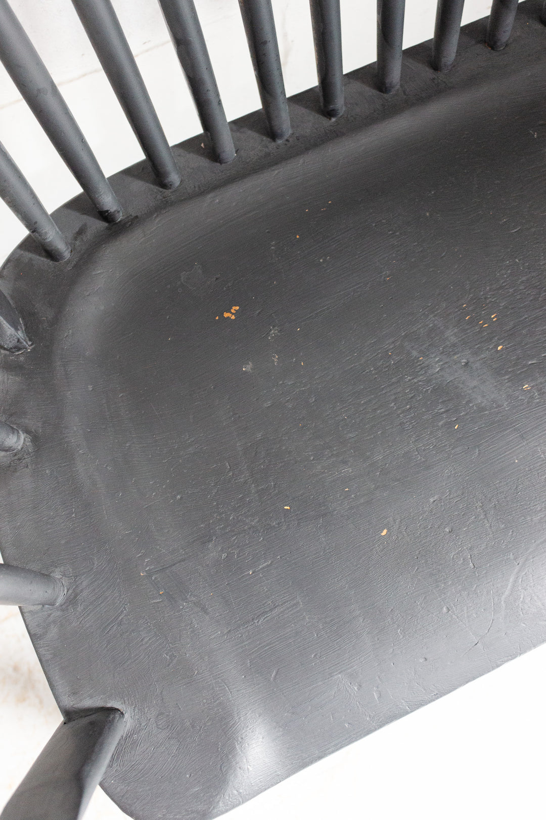 vintage craftsman Windsor bench