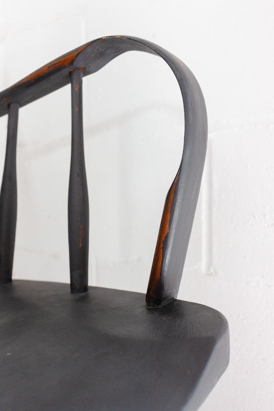 vintage craftsman Windsor bench