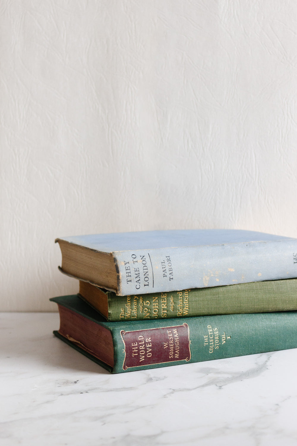 set of 3 english hardcover vintage books