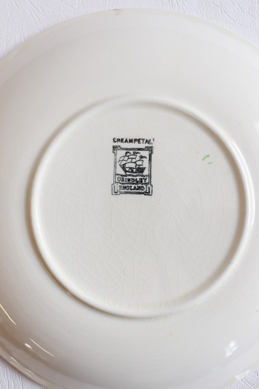 1920s art deco "creampetal" by gindley england cake plate