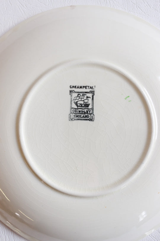 1920s art deco "creampetal" by gindley england cake plate