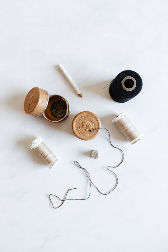 pair of rare antique French “J.Thiriez Père & Fils” spool dispensers