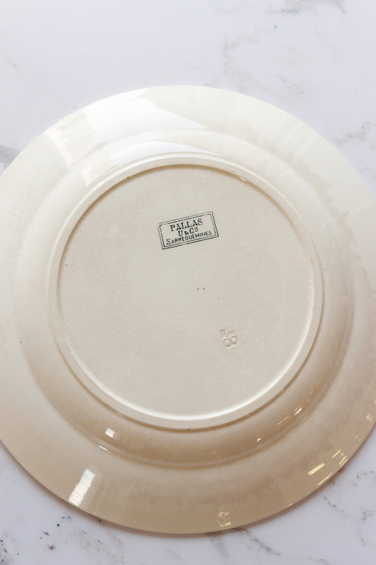 U&C sarreguemines "pallas" serving dish