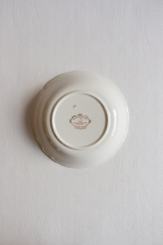 set of 1930s swinnerton's polychrome "montrose" cereal bowls