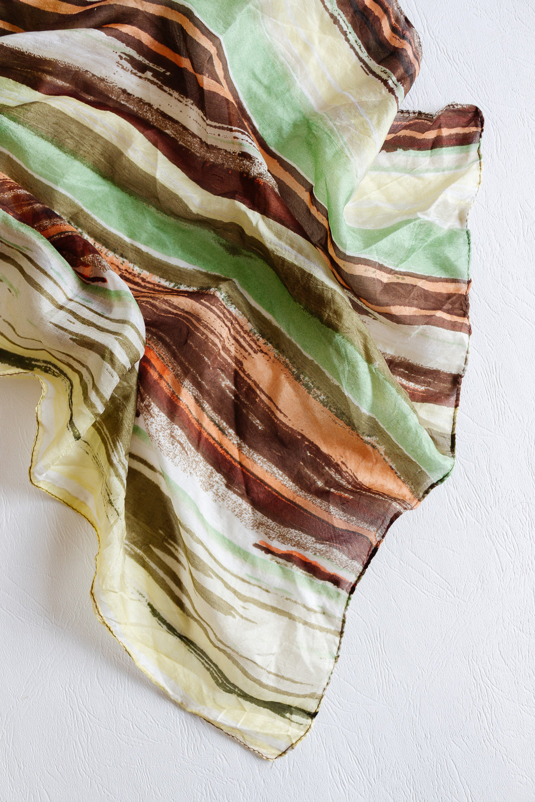 vintage french silk scarf i