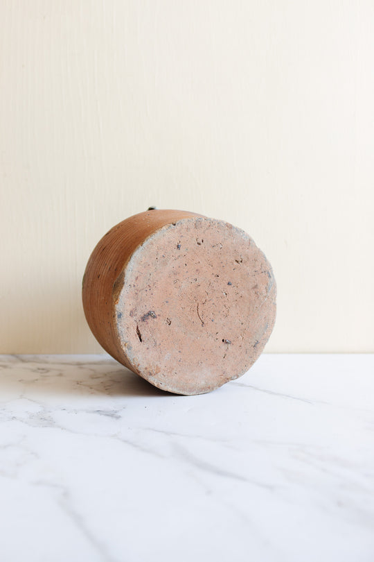 antique french provincial glazed pottery jug