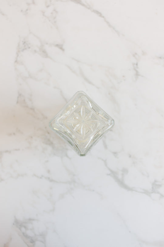 vintage french cut glass decanter i