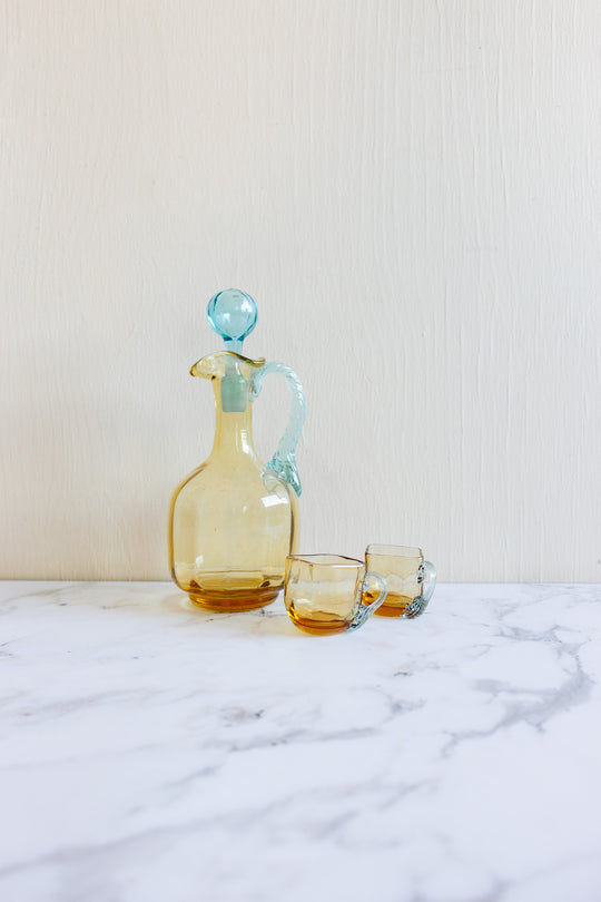 rare turn of the century Napoleon III “tête à tête” liquor service