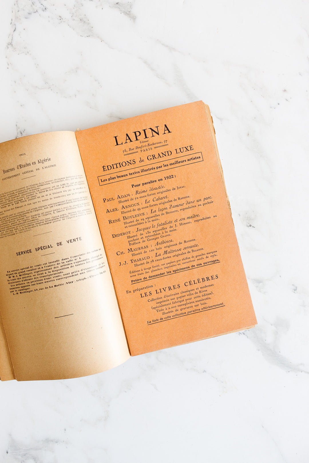 paris salon exhibition catalogue (Livret), 1922