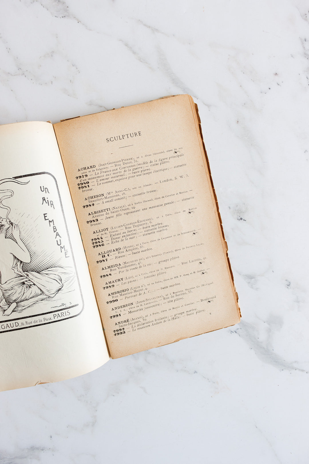 paris salon exhibition catalogue (Livret), 1922