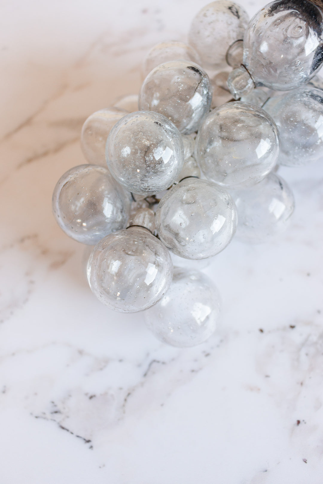 rare vintage french hand blown glass grapes