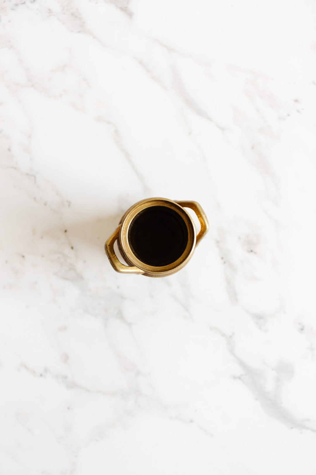 petite vintage french brass "pot à lait"