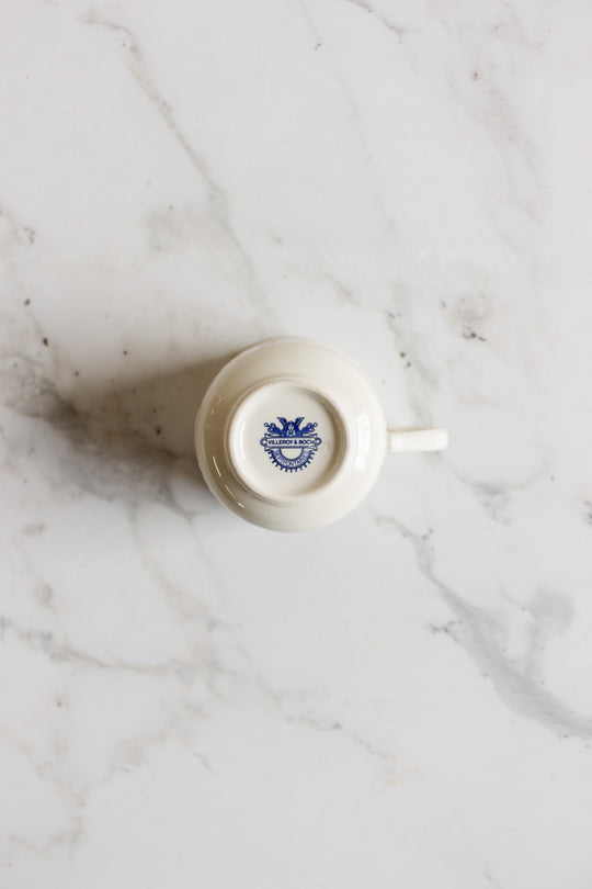 pair of villeroy and boch bouquet coffee cups and saucers