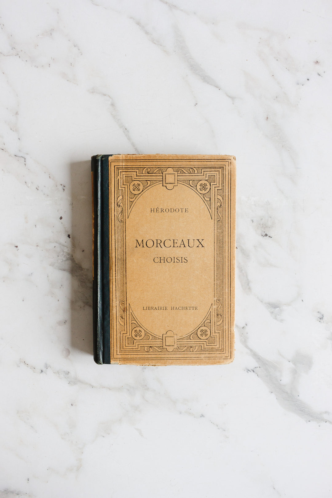 morceaux choisis vintage french book by librairie Hachette