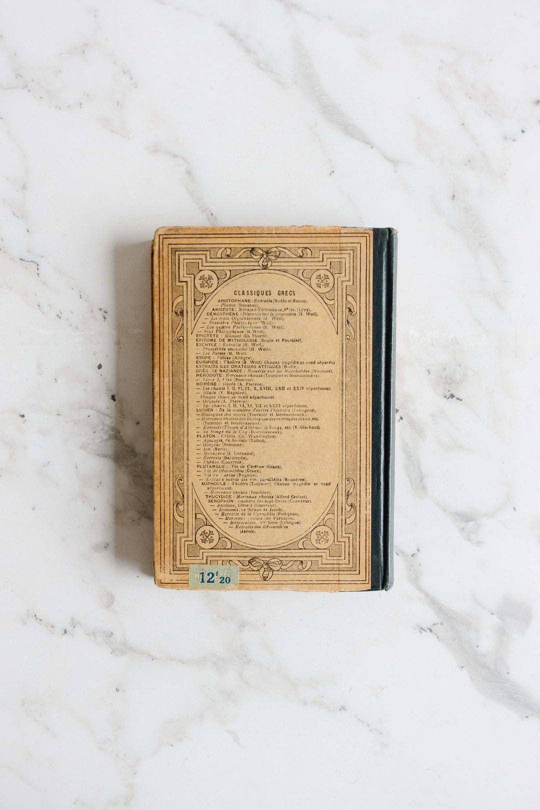 morceaux choisis vintage french book by librairie Hachette