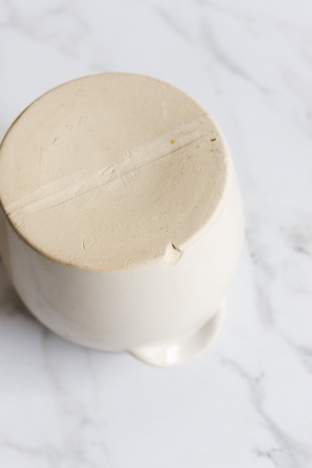antique french petit cream confit pot