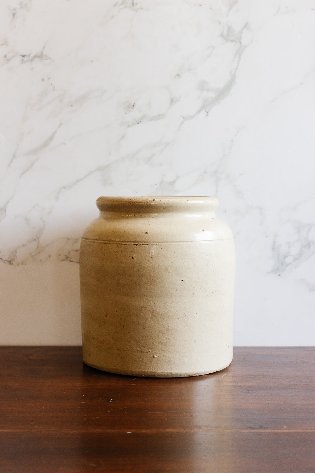 antique french stoneware crock