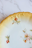 antique French Limoges porcelain dinner plates, set of 4