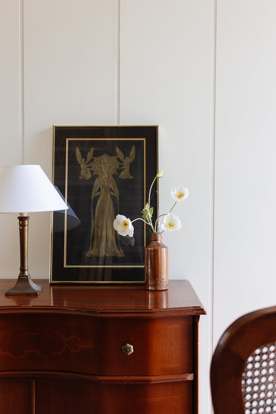 lady margaret cheyne vintage brass rubbing