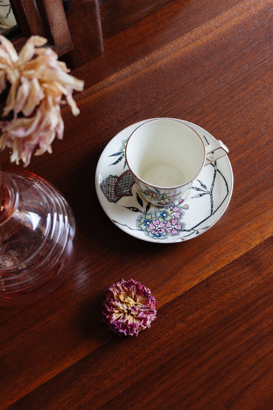 1880s japy "oriental" japonisme demitasse cup and saucer