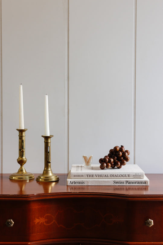 rare midcentury french wooden grape cluster