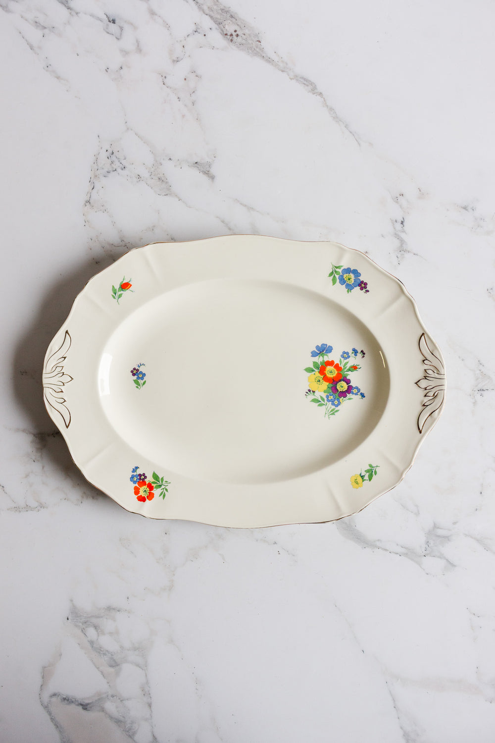 1920s Alfred meakin handpainted platter