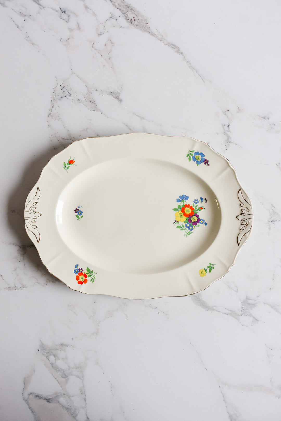 1920s Alfred meakin handpainted platter