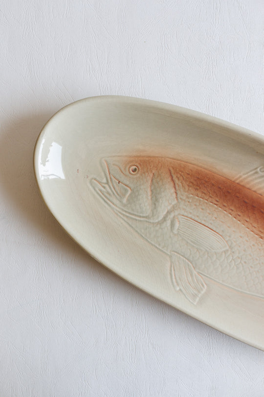 1940s french st. amand fish platter